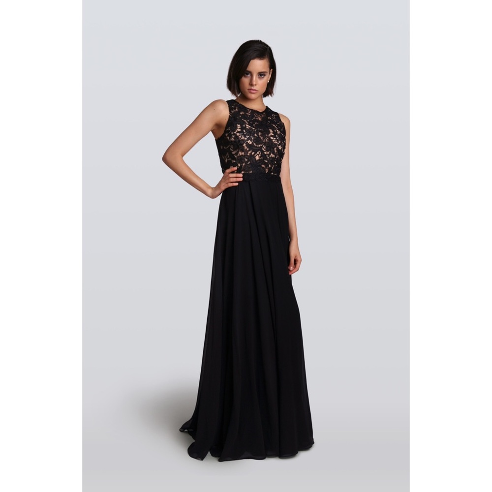 Lotus threads black lace dress sz 6